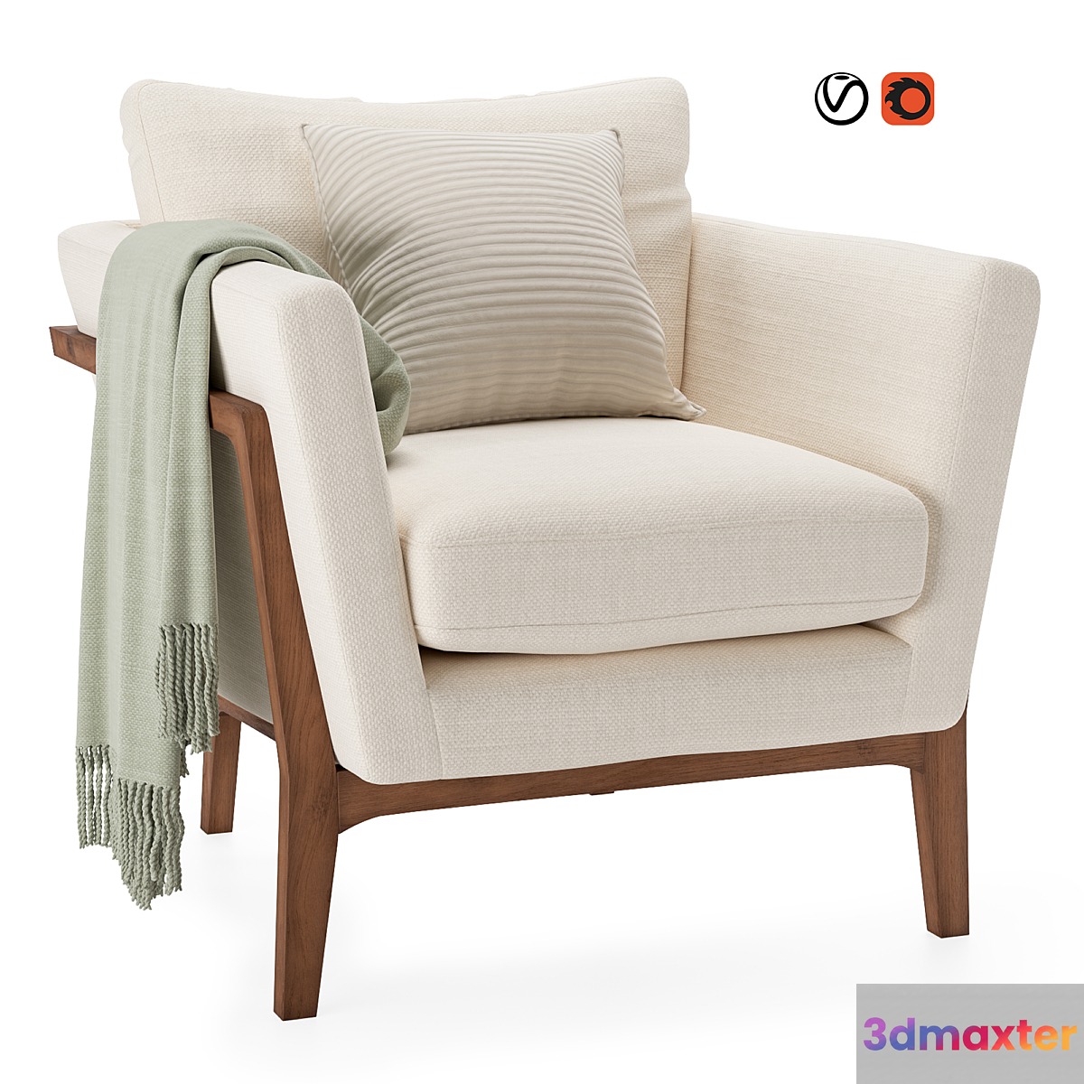 Dash chair 3D Max