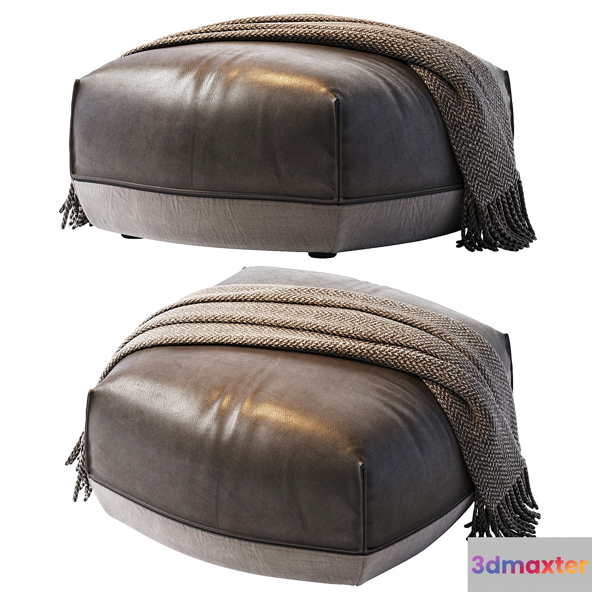 Brioni Medium Pouf 3D Max