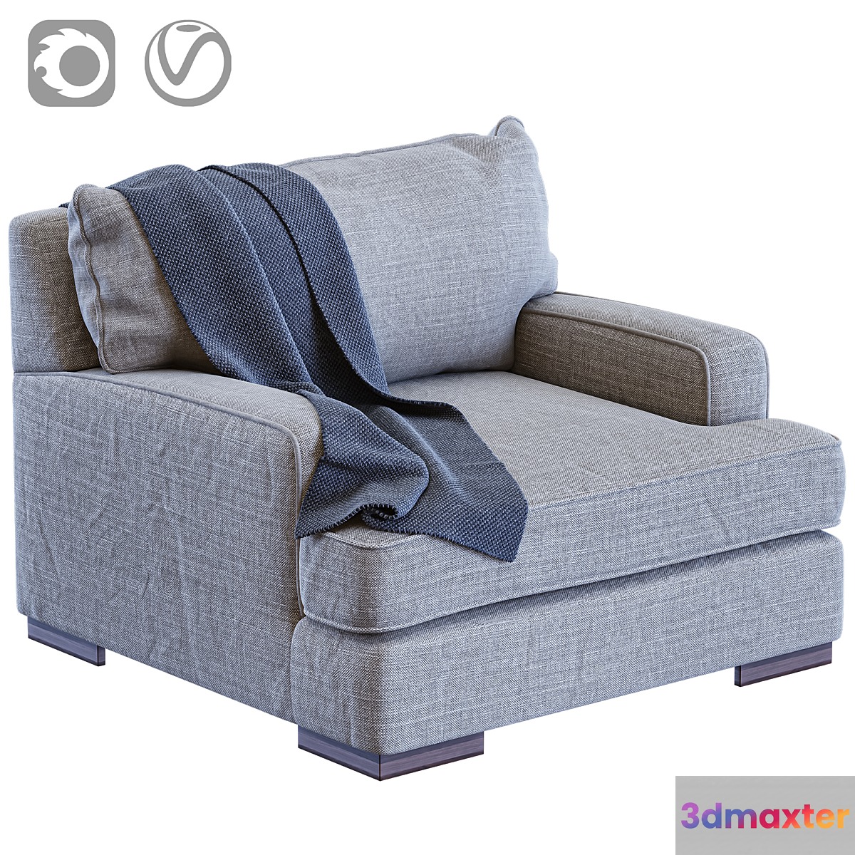 Mercado Armchair 3D Max