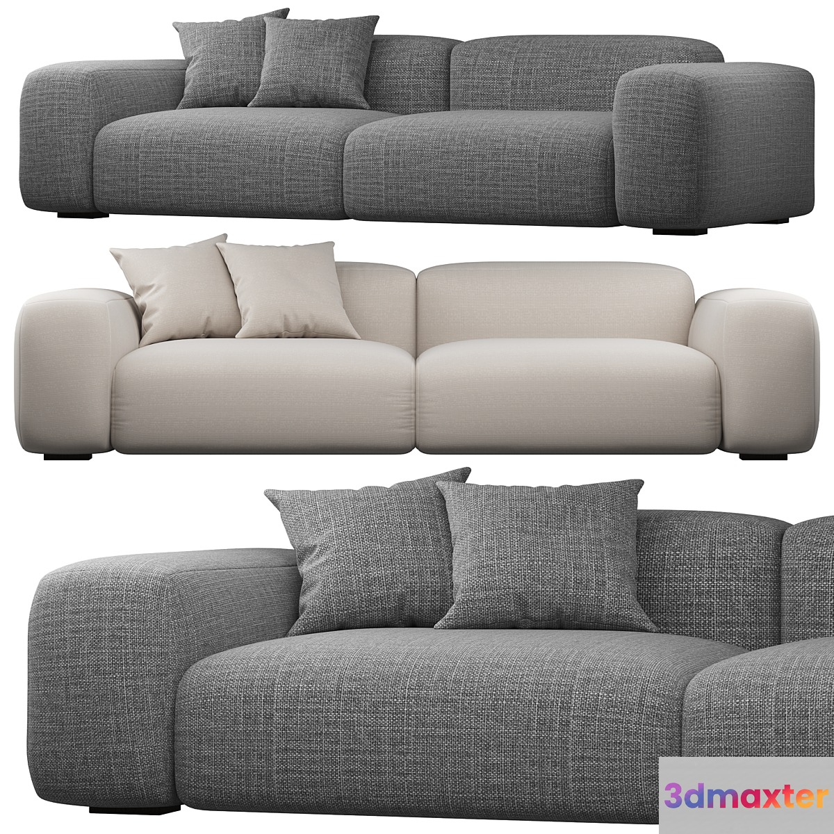 Sofa 1 by SIORI 3D Max