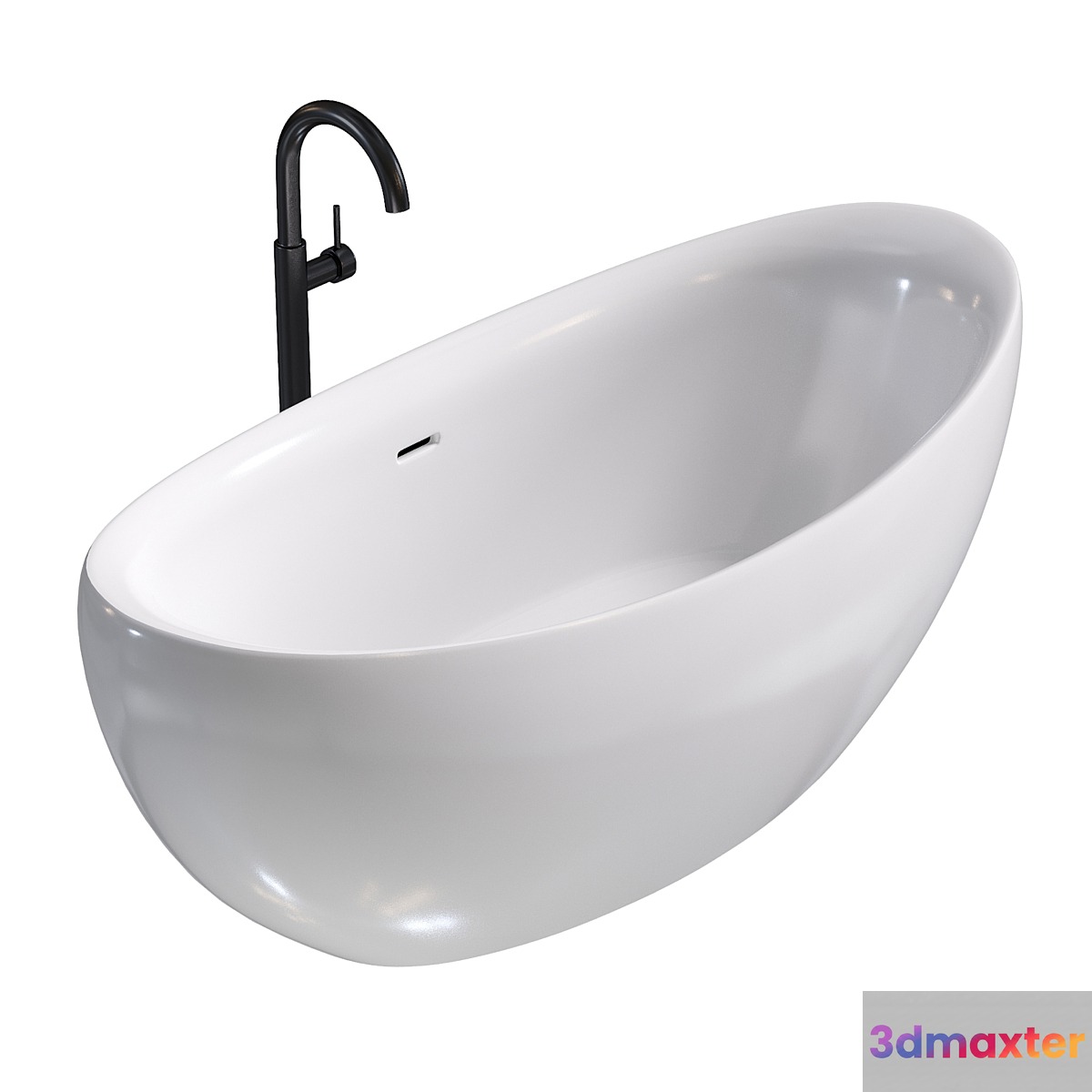 Freestanding bathtub Abber AB9236 3D Max