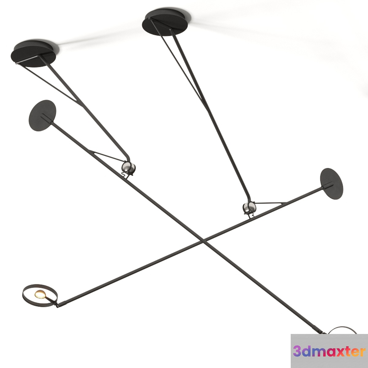 DCW Editions Aaro Ceiling Lamp 3D Max