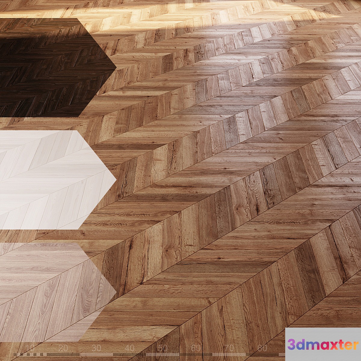 French herringbone flooring 4 colors _ 6 sizes