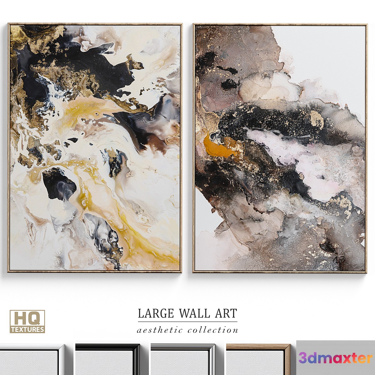 Abstract Neutral Wall Art C-360