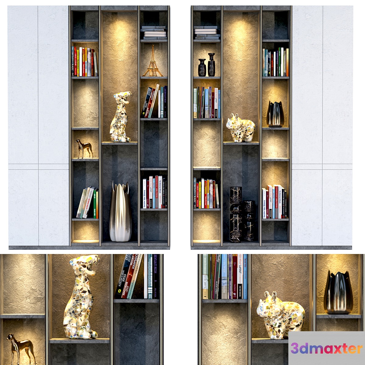 Wardrobe with decor