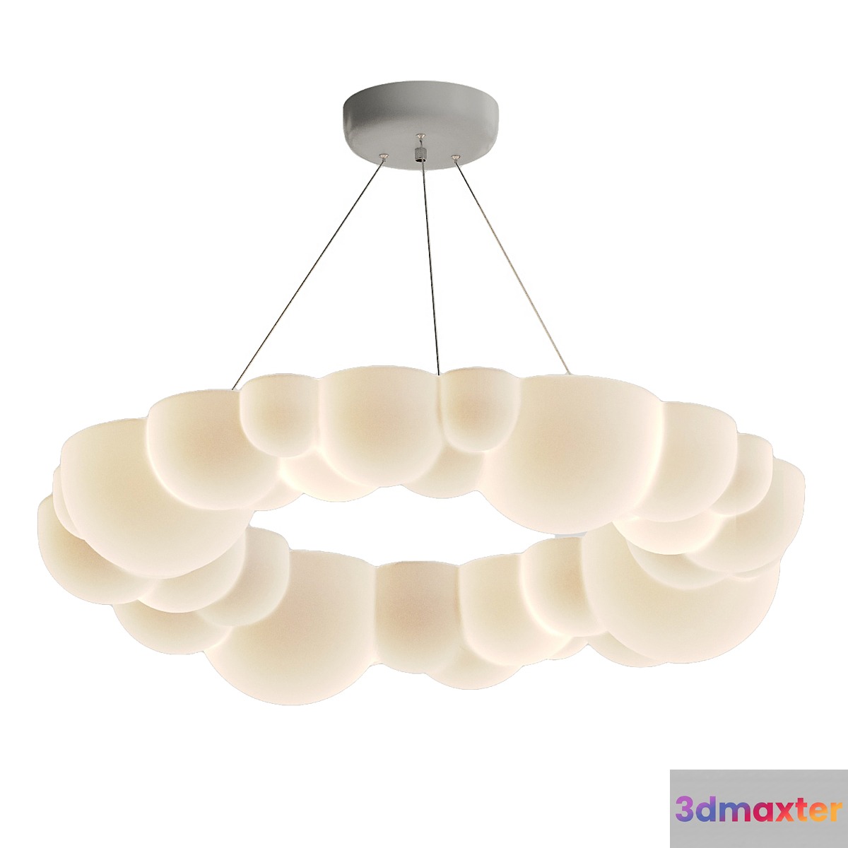 Bubble chandelier ODDLY Lampatron 3D Max