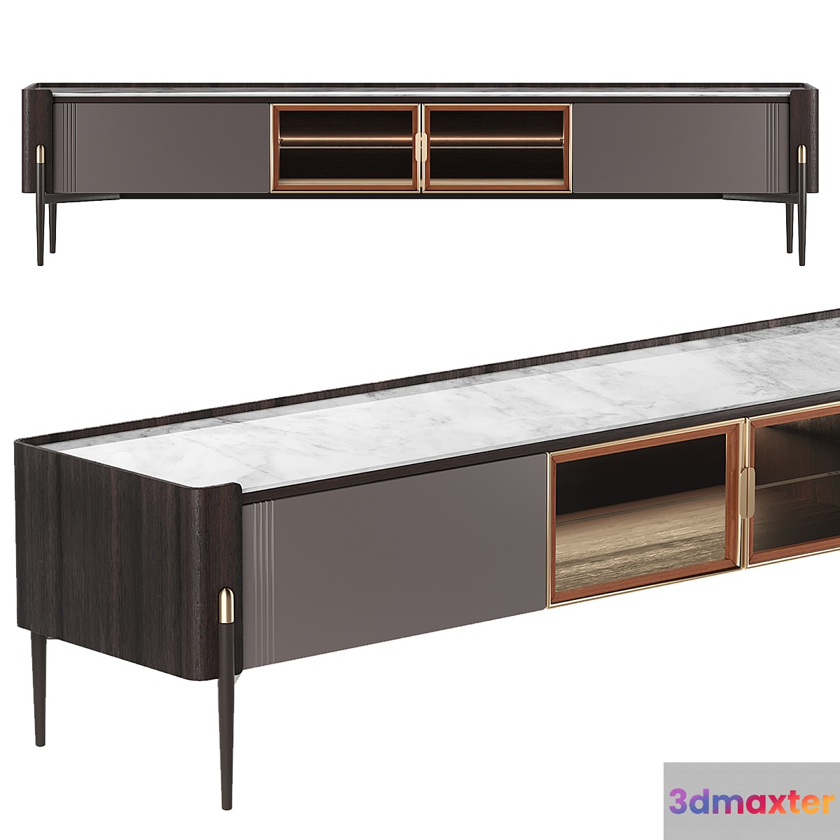 TV CABINET FITZ 3D Max