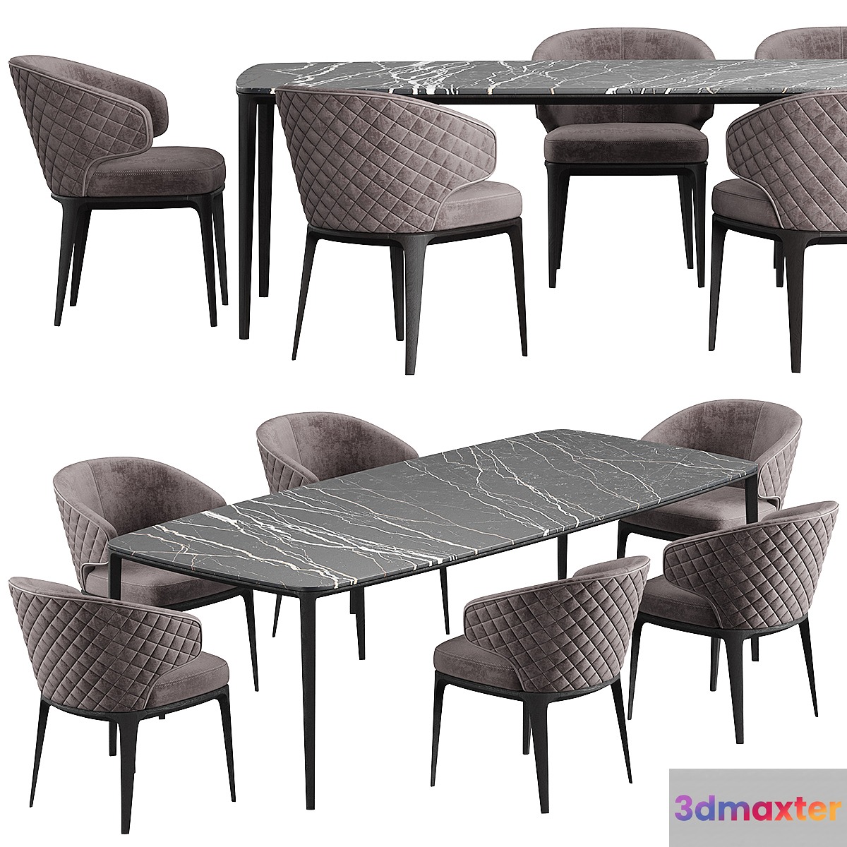 ATOM Chair Poliform HENRY Table - No.2