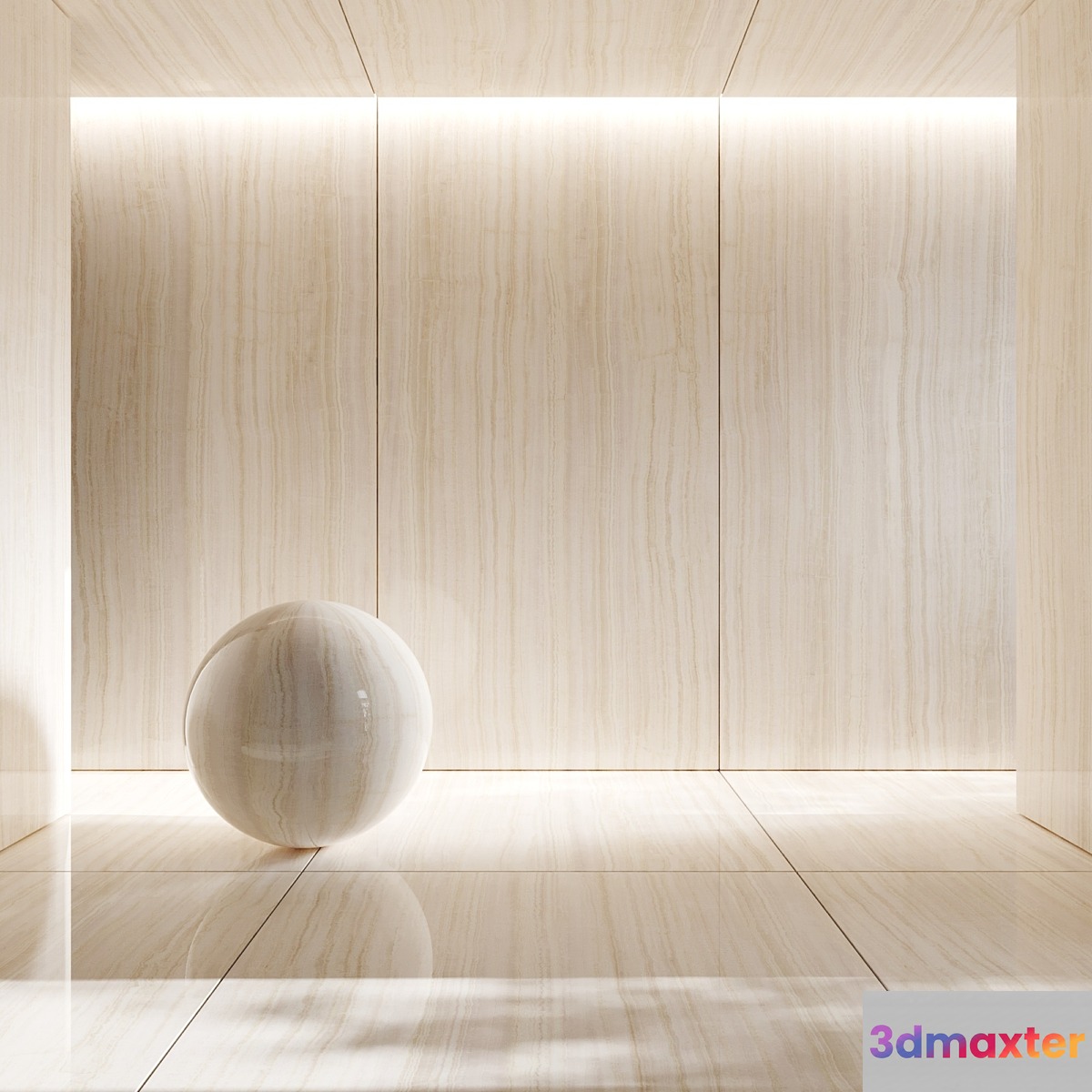 Onyx porcelain stoneware Onice avorio 3D Max