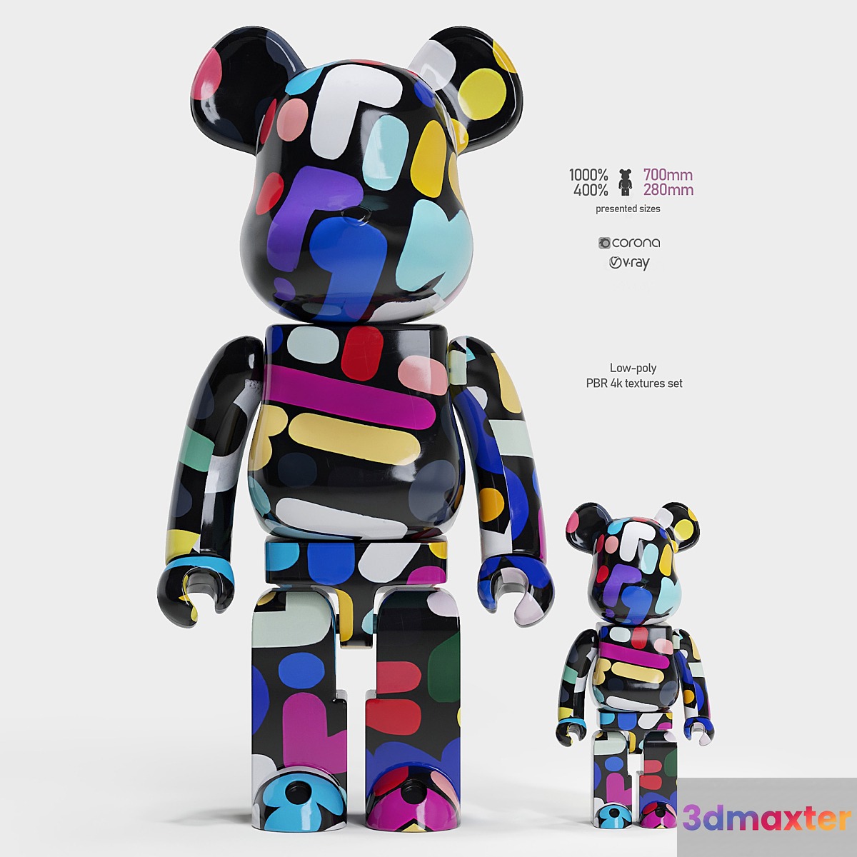 Bearbrick _ Yoon Hyup 3D Max