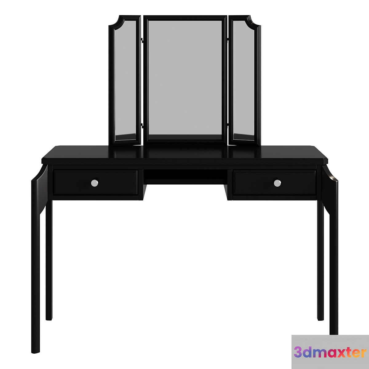 Dressing table-vanity Le Visage with drawers console trellis 3D Max