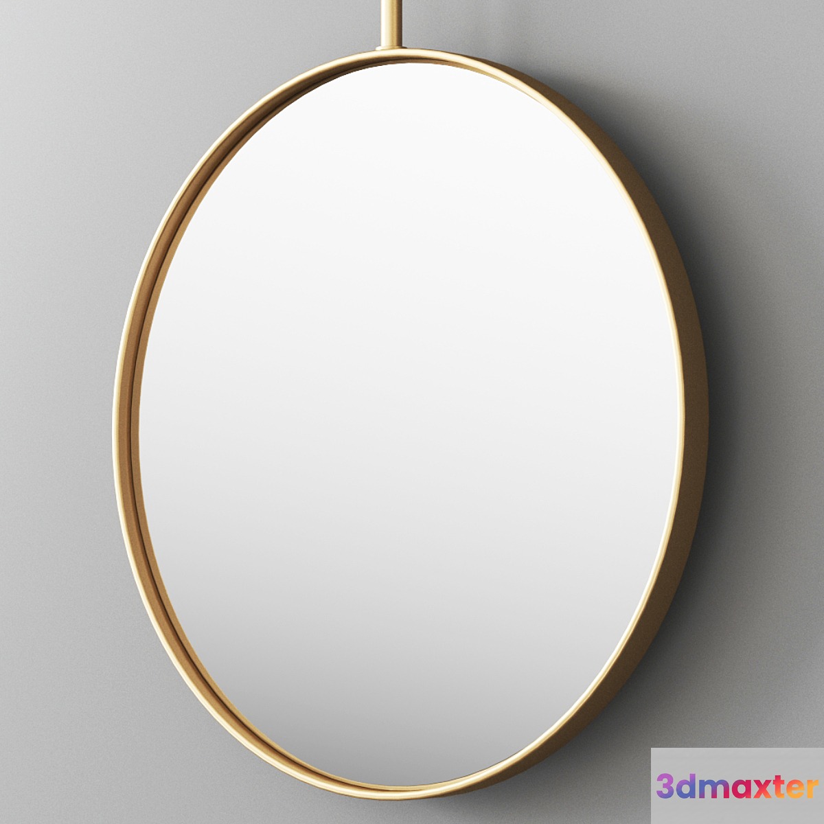 DDL FORMA Round framed wall-mounted mirror by DDL Mirror set 3D Max