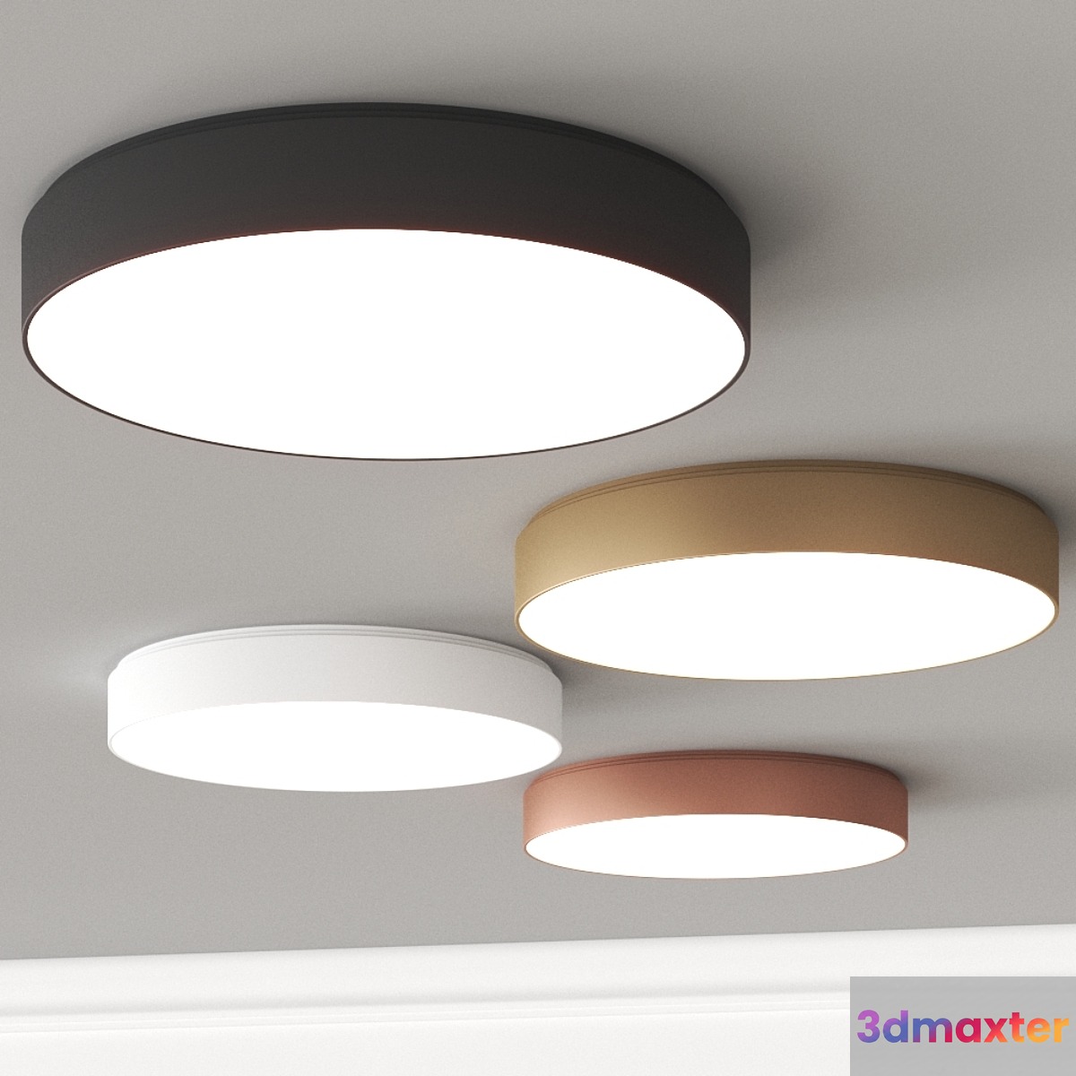 Discus up _ Down by Petridis Sa Ceiling Lamp - No.2