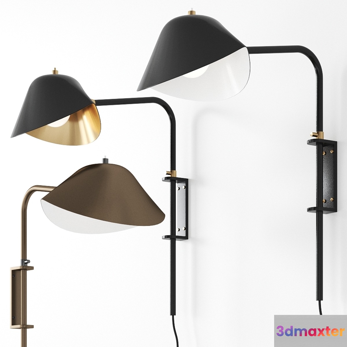 ANTONY By Serge Mouille Wall Lamp Sconce - No.2