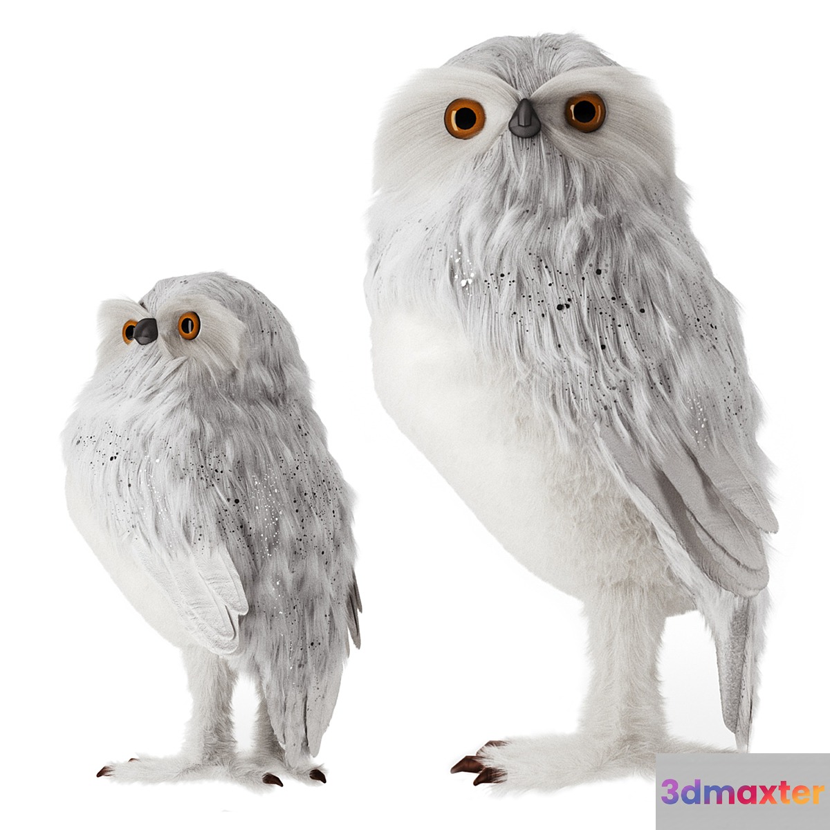 Artificial White Owl