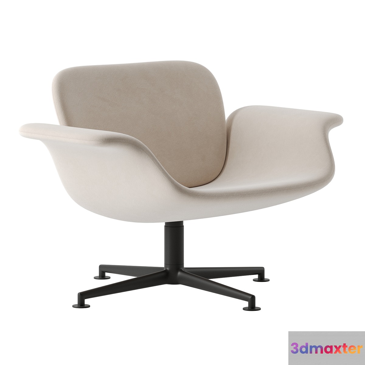 KN01 Swivel Lounge Chair by Knoll - No.2