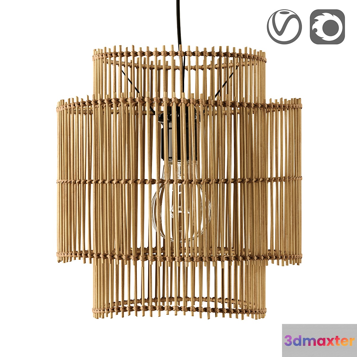 Haya bamboo lampshade