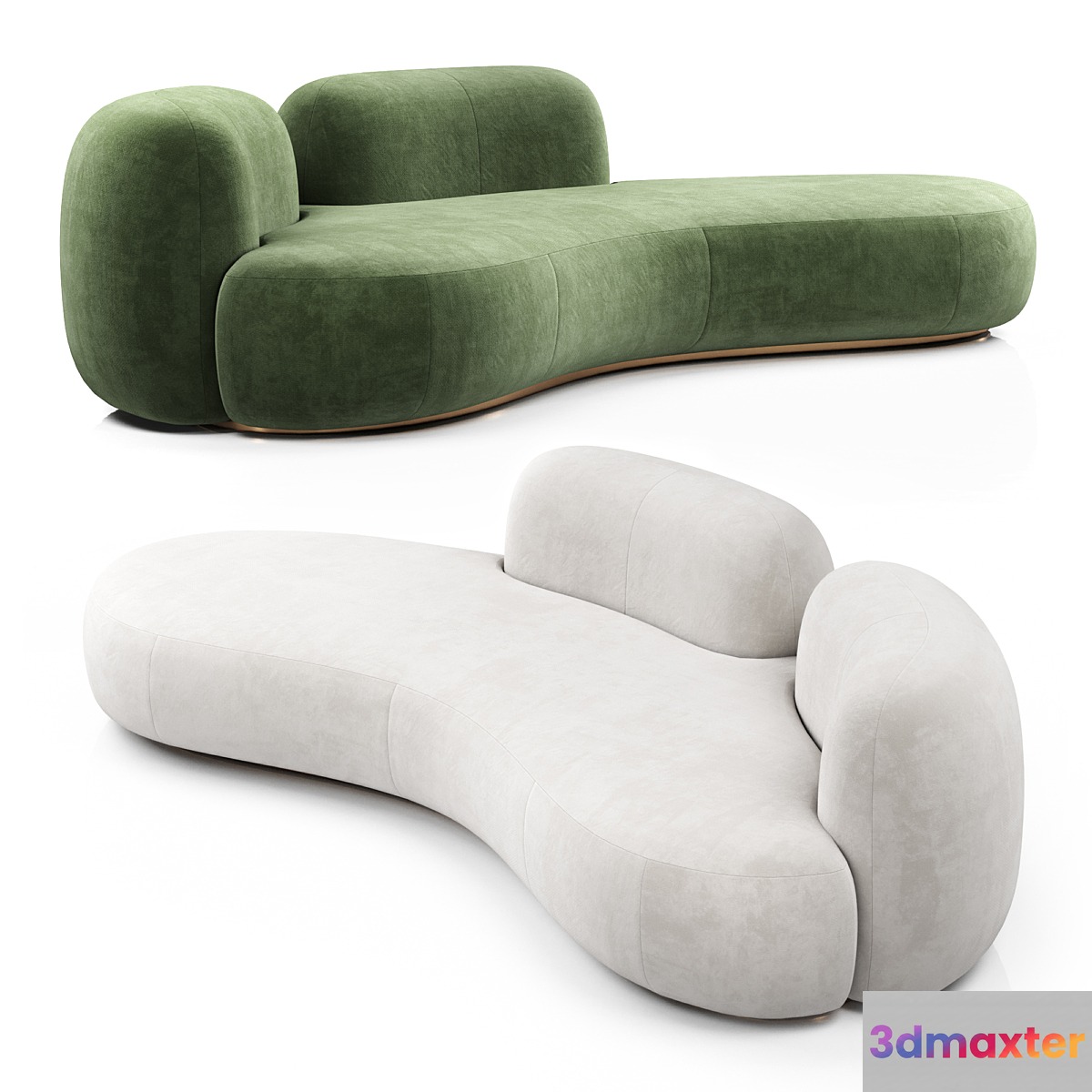 Tateyama XL Sofa 2 backs By Secolo