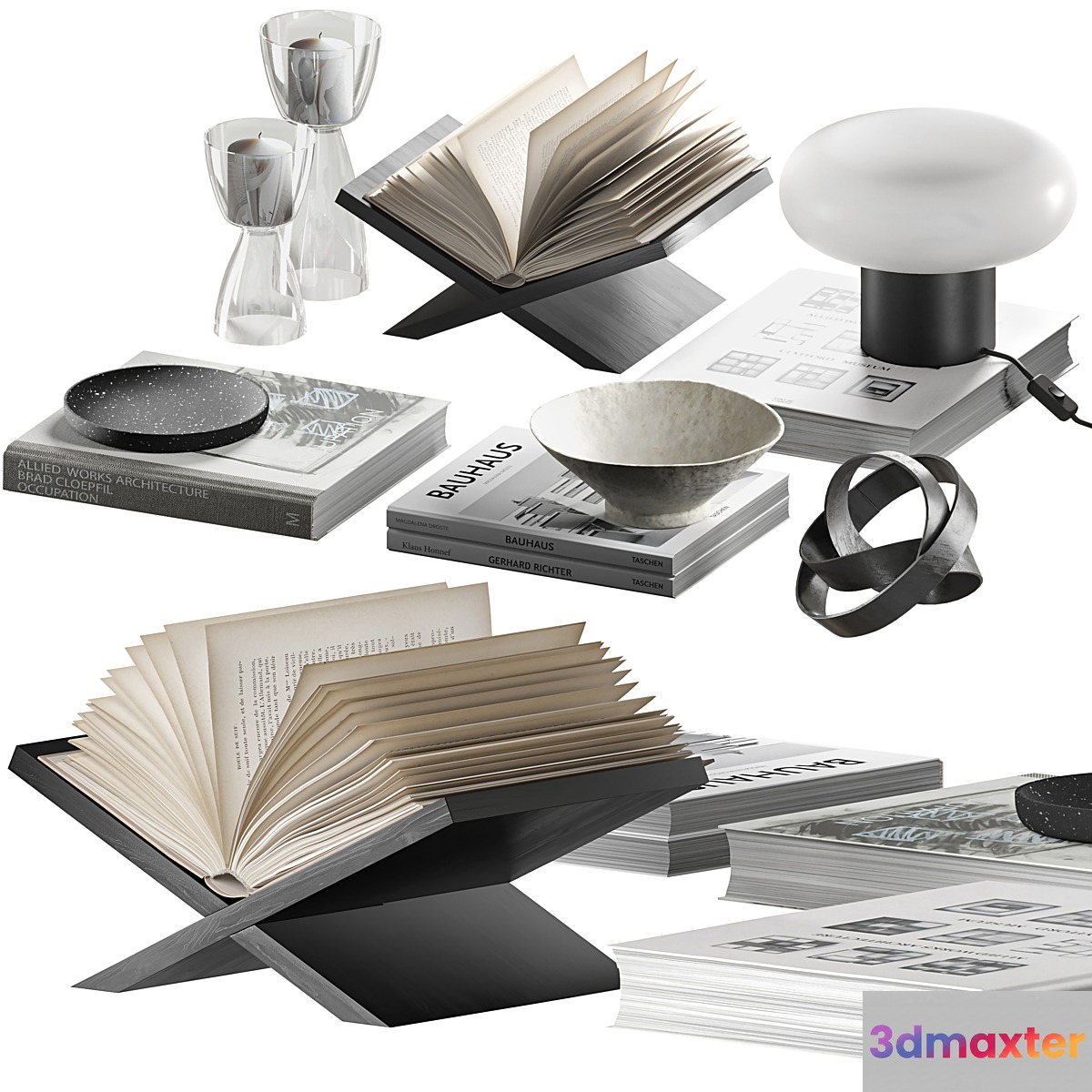 Coffee table decor set 032 - No.3