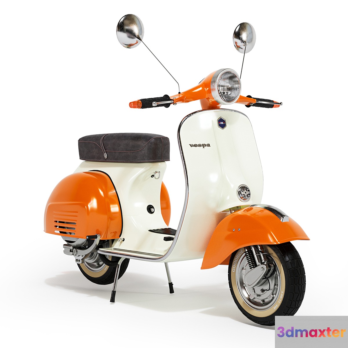 Vespa 4 3D Max