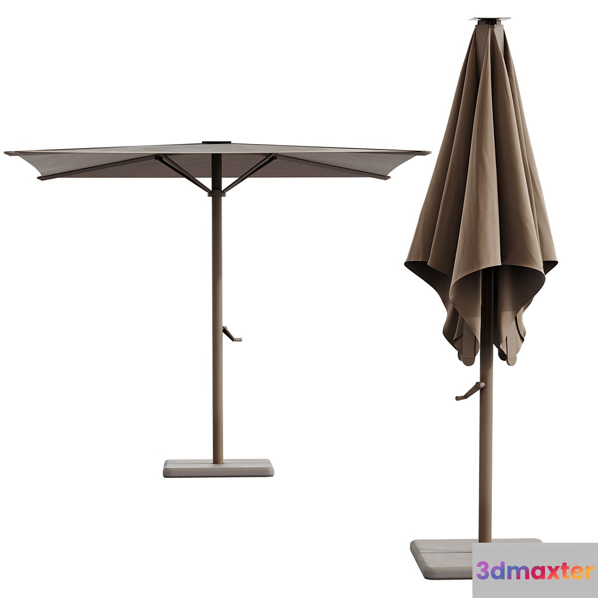 Gandiablasco Bali Folding parasol (corona7 + vray) 3D Max
