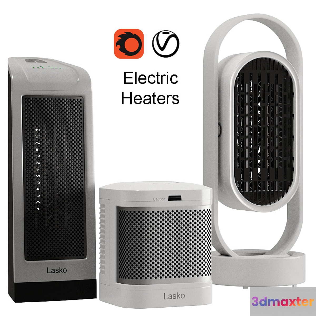 3 Electric Heaters