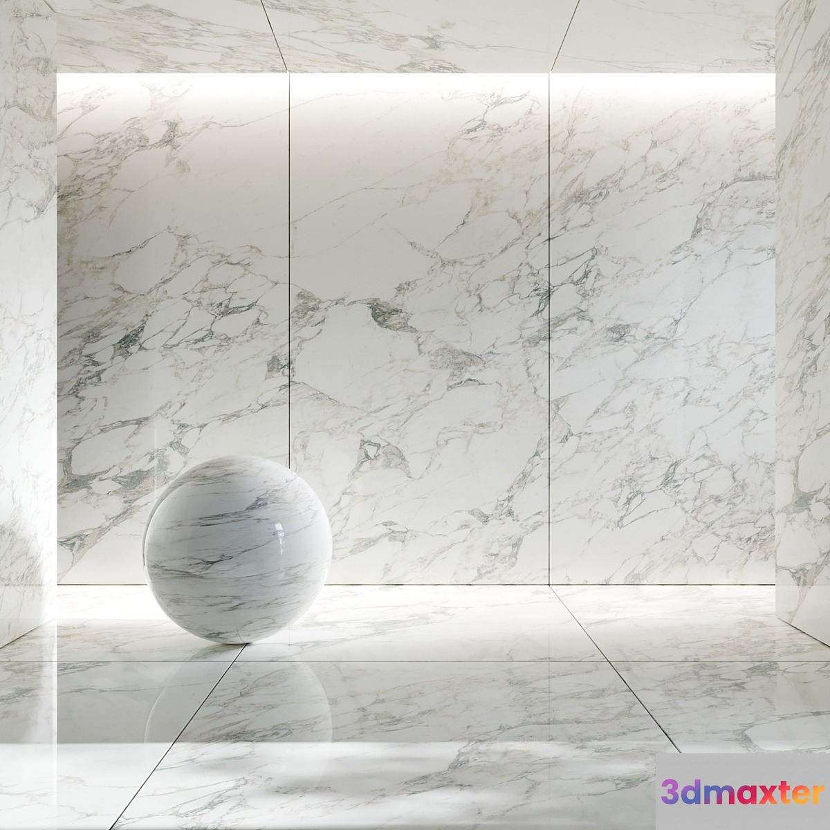 Arabescato porcelain stoneware tiles