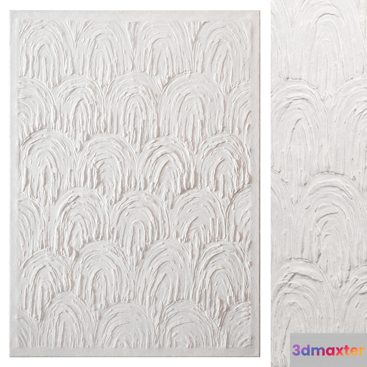 Abstract plaster painting - No.8