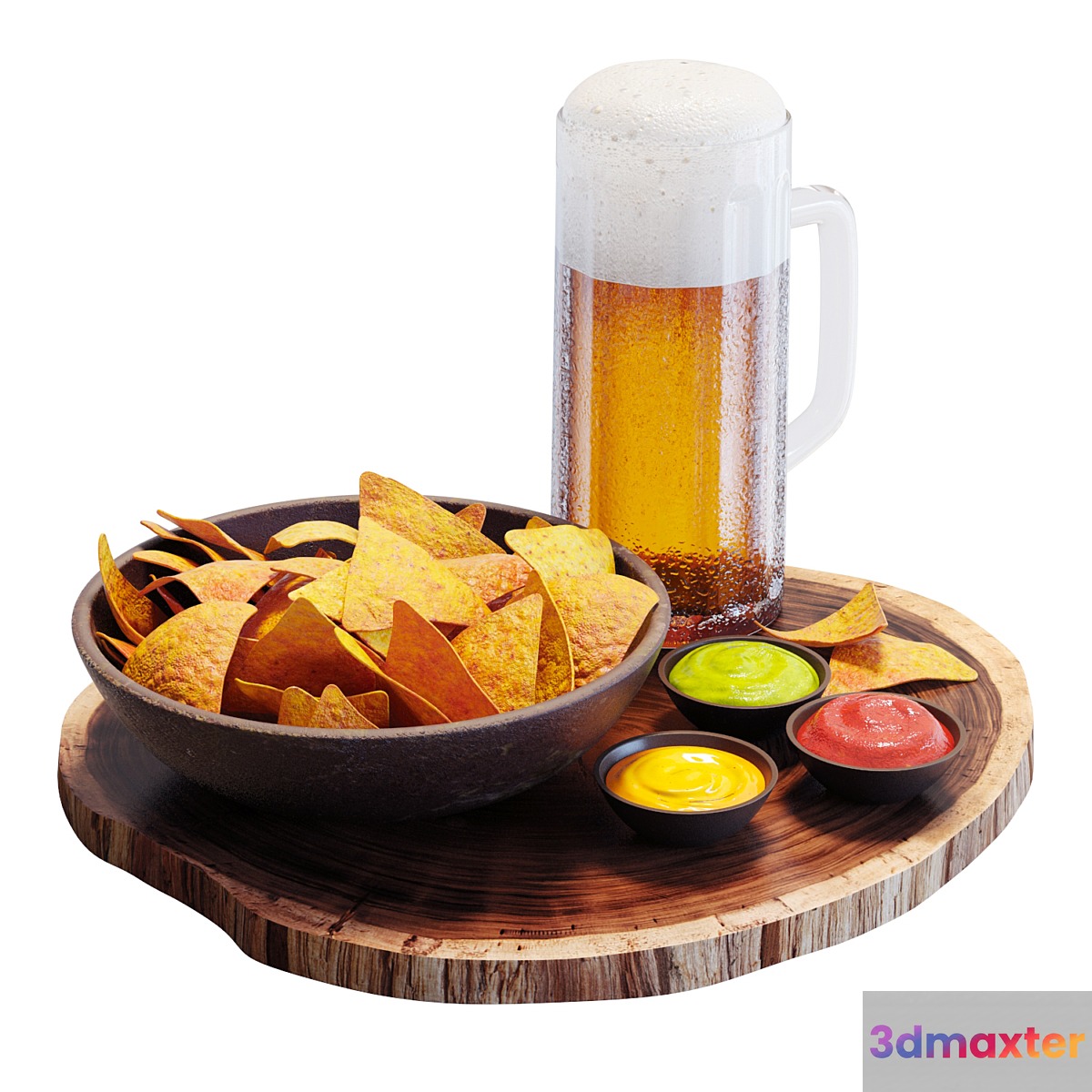 Food Set 09 _ Chips and Beer