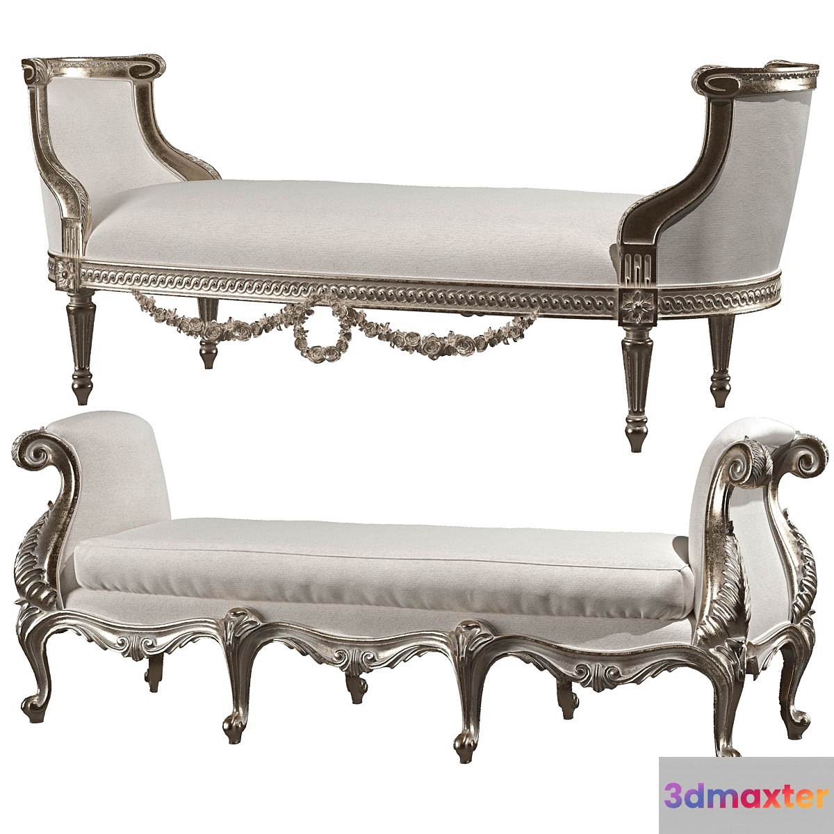 kosovart rococo bench - No.2