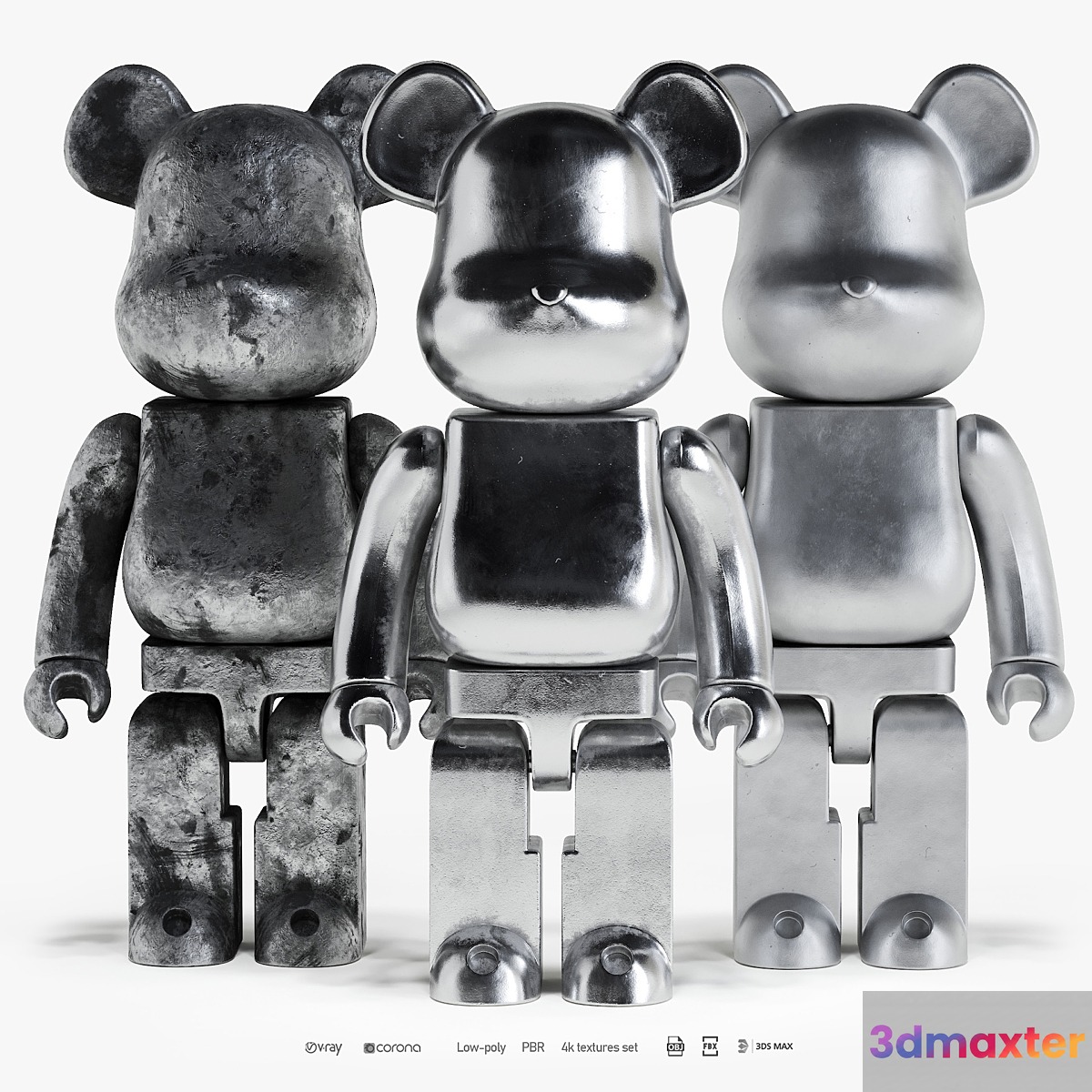 Bearbrick _ 3 Metal 2