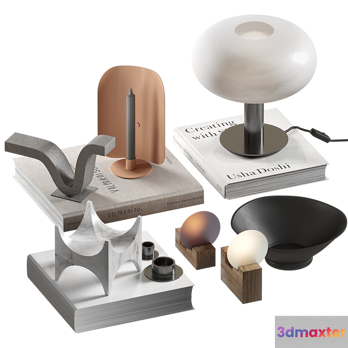 Coffee table decor set 035 - No.2
