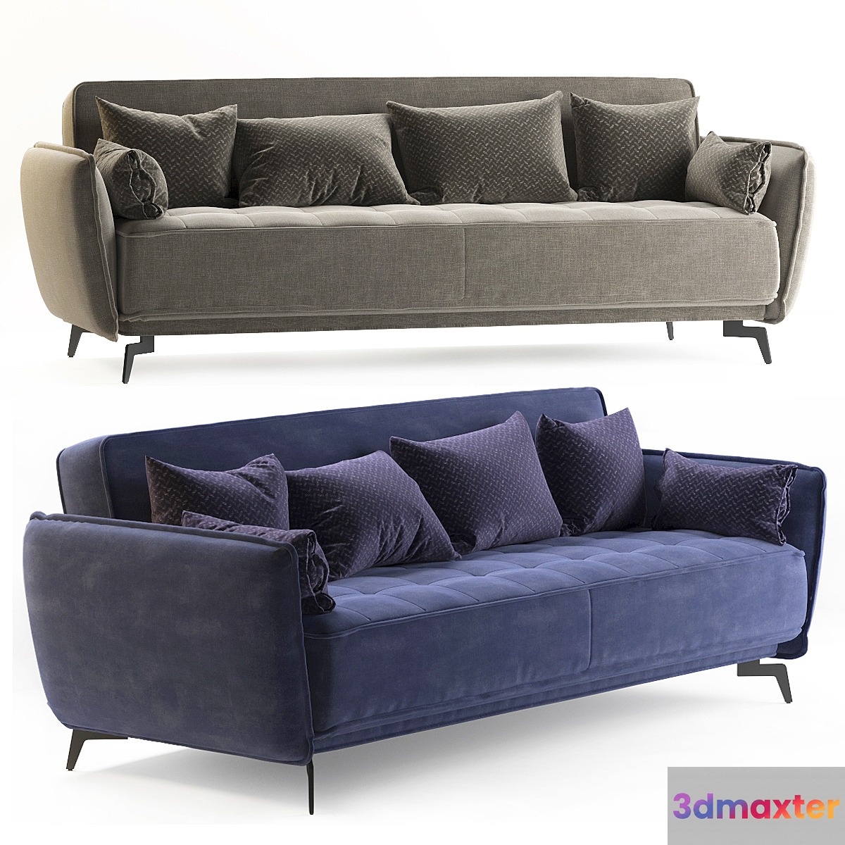 Lismos folding sofa 3D Max