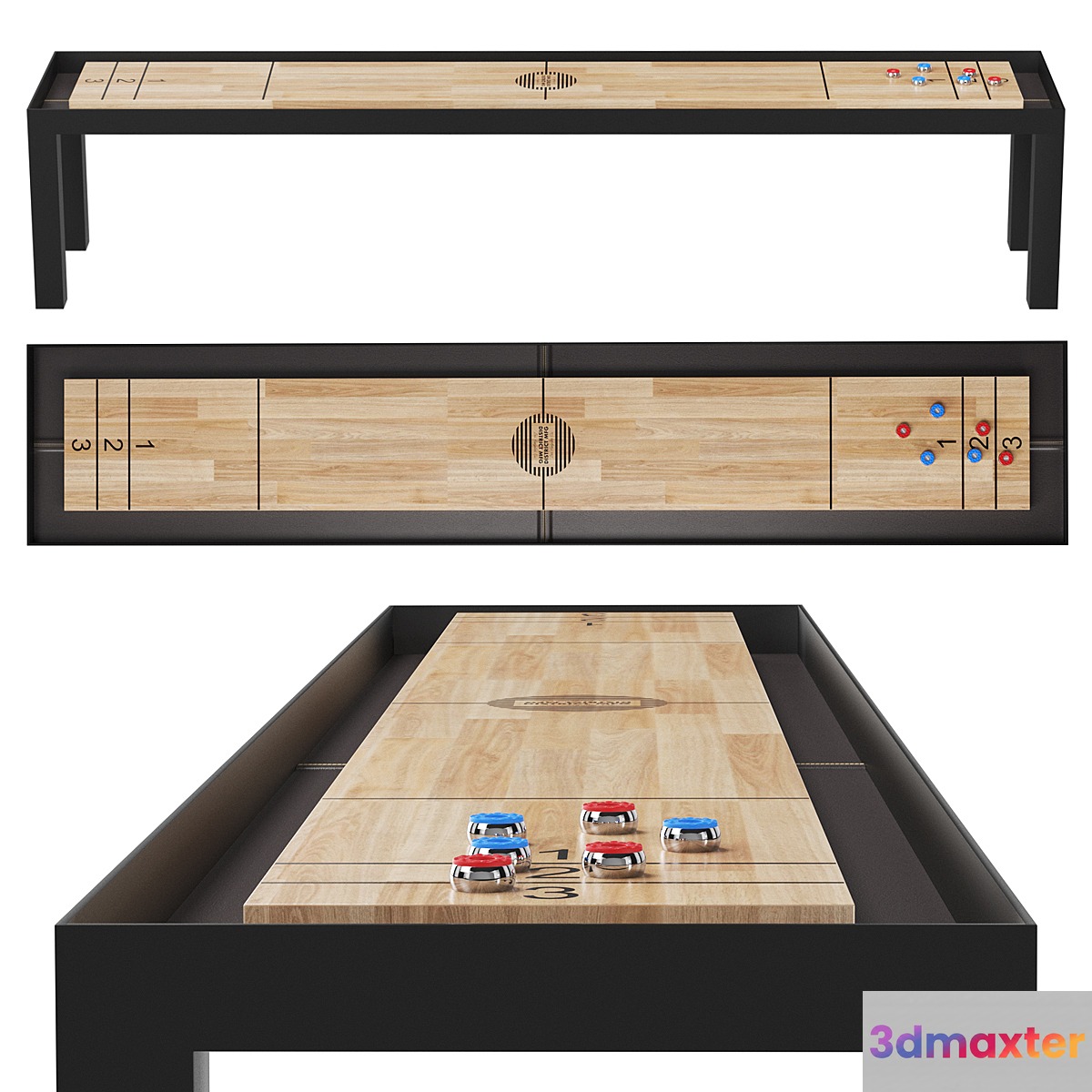 Shuffleboard Parsons 3D Max