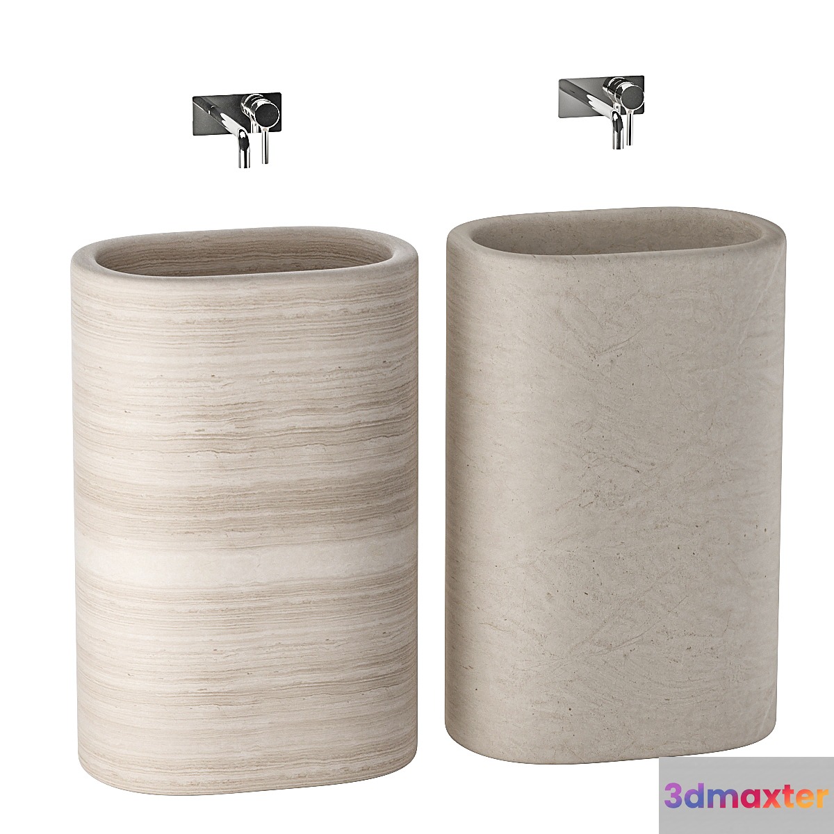 Balnea Freestanding basin 3D Max