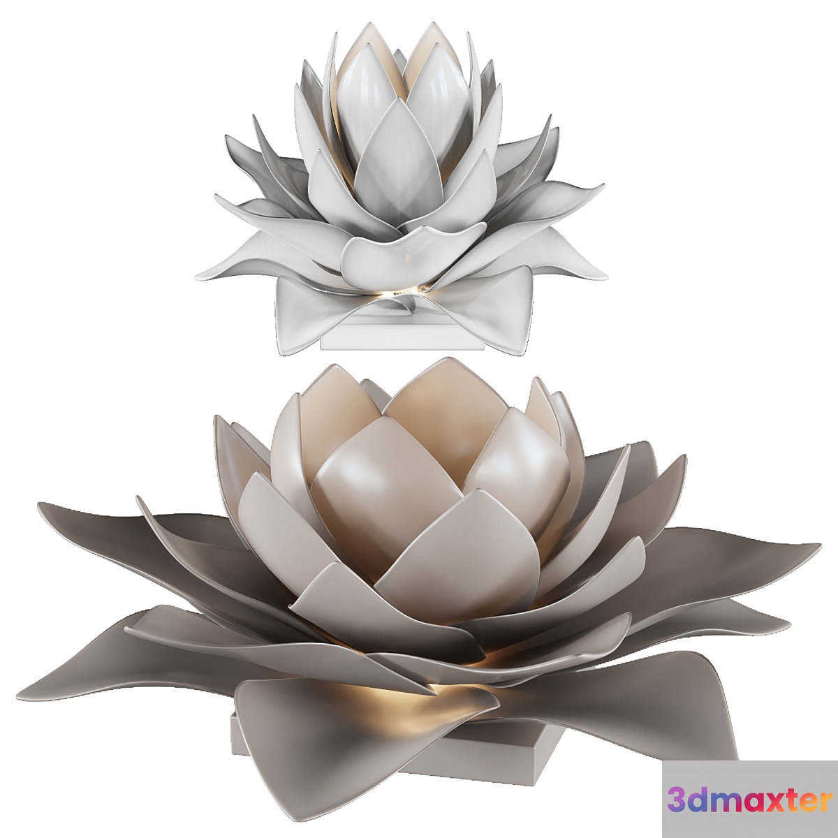lamp lotus 3D Max