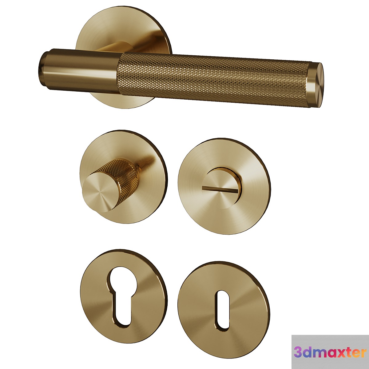 Buster & Punch CROSS DOOR HANDLE KEY LOCK 1