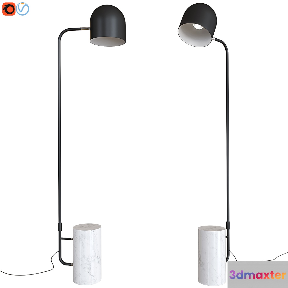 Floor lamp Aromas del Campo LUCA 3D Max
