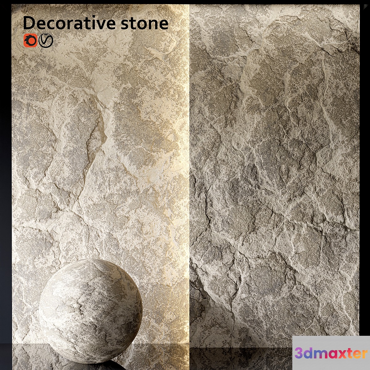 Decorative stone wall 4k