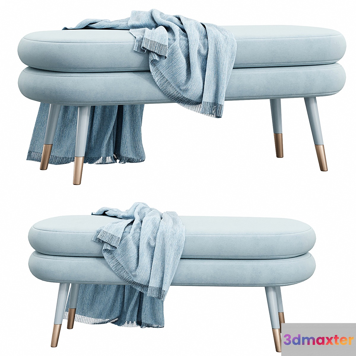 Marshmallow Double Stool