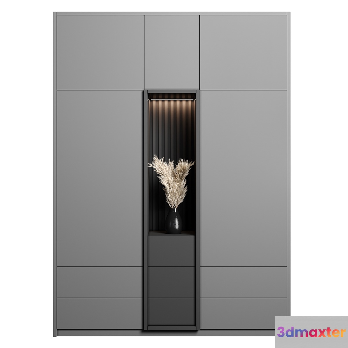 Cabinet with shelves 18