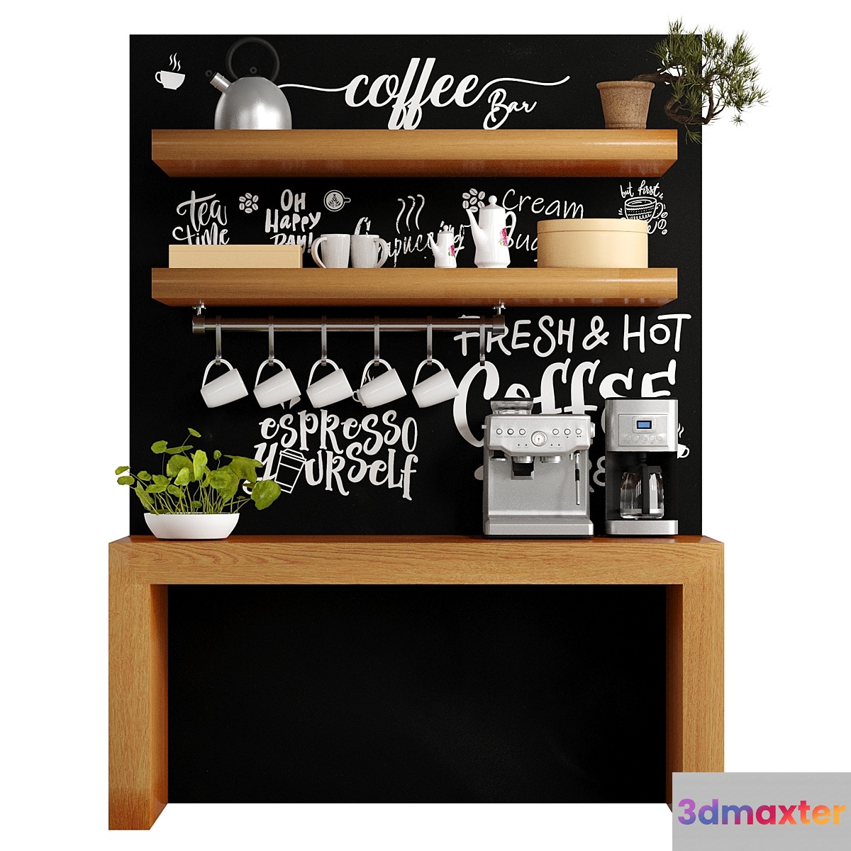 Coffee Bar 2 3D Max