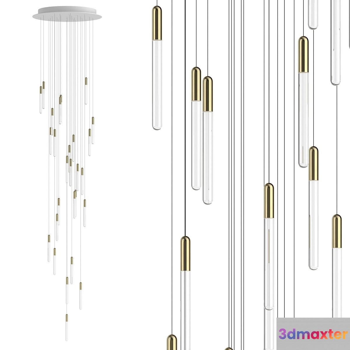Pendant lamp CASCADE by Forstlight - No.2