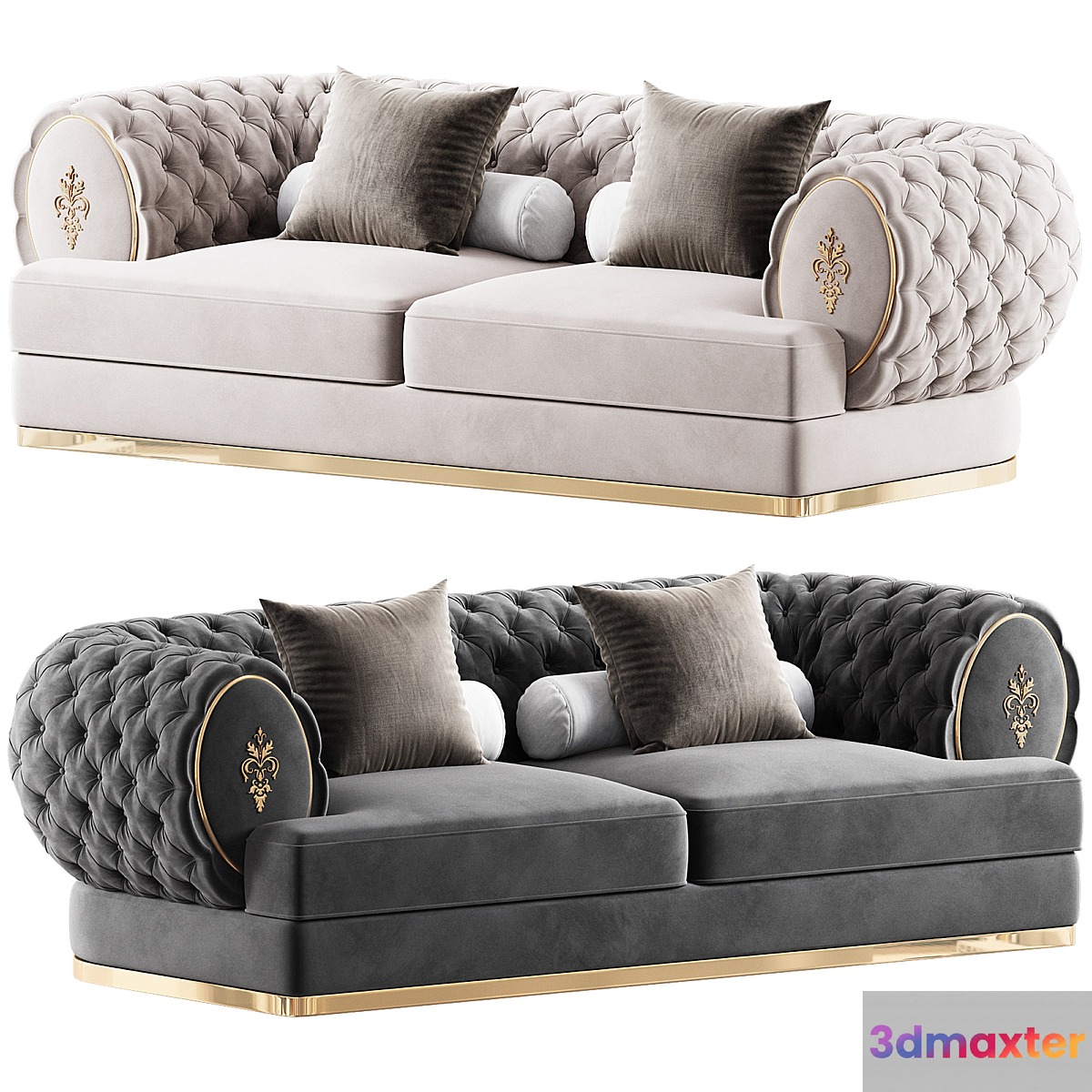 Visionnaire_oberon_sofa 3D Max