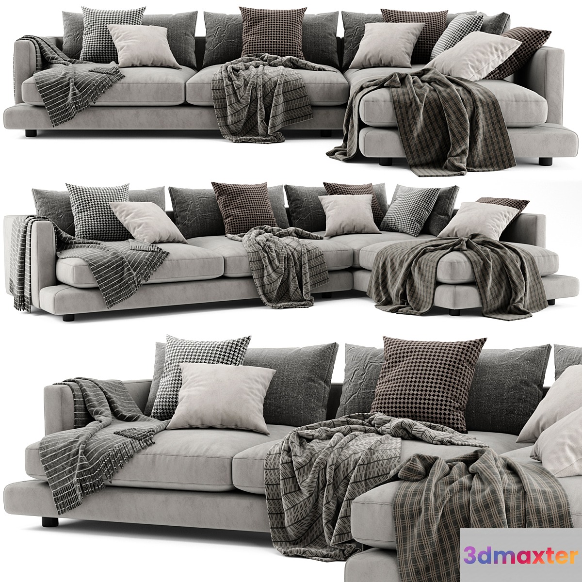 Flexform Long Island Chaise Longue Sofa