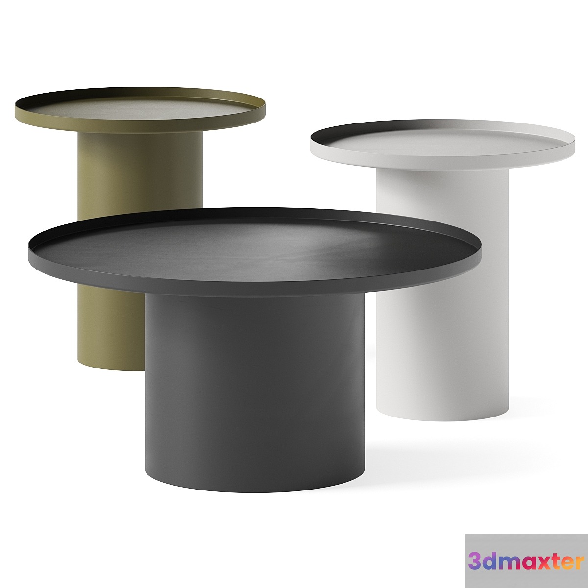 La Forma Fleksa Coffee Tables 3D Max