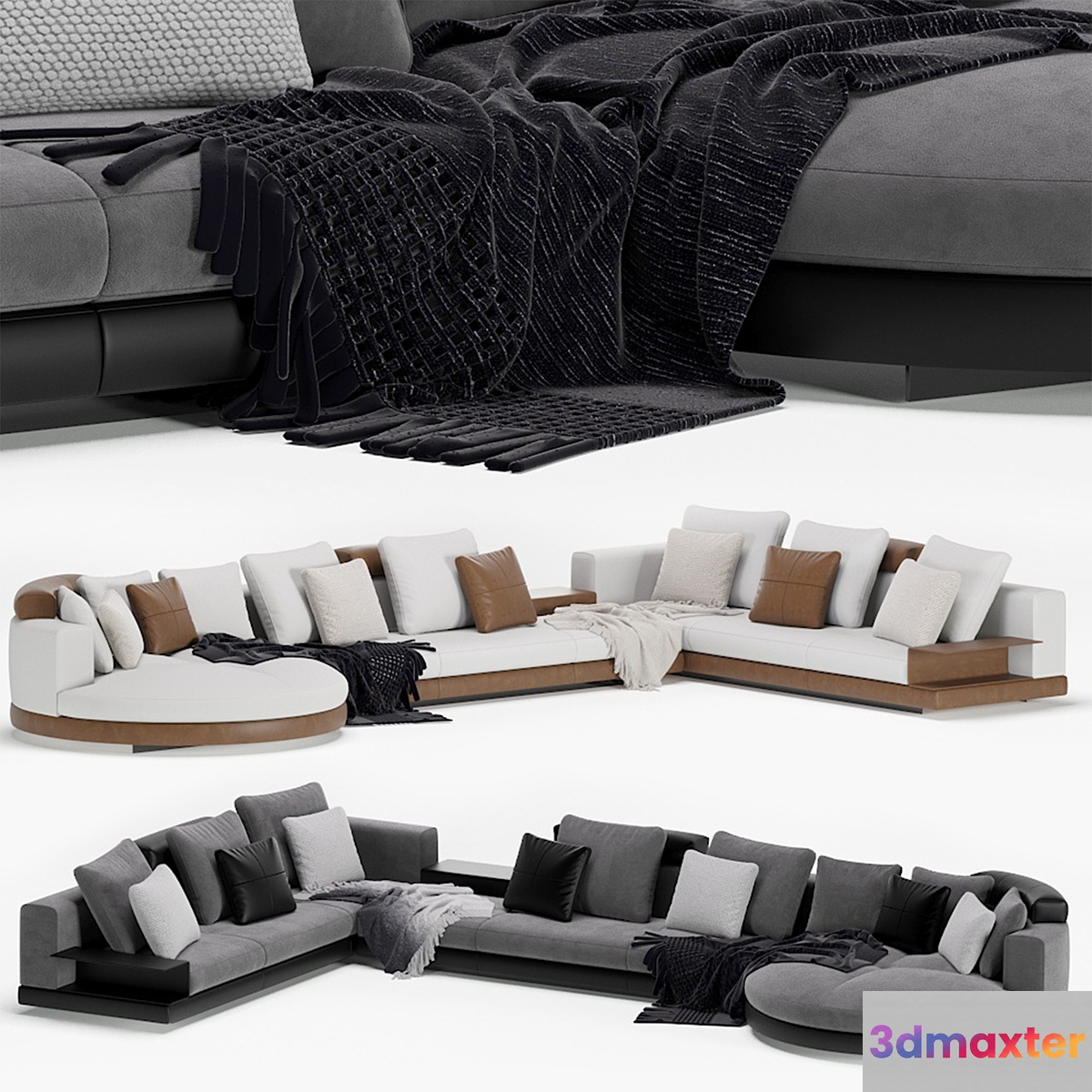Minotti modular connery sofa - No.2