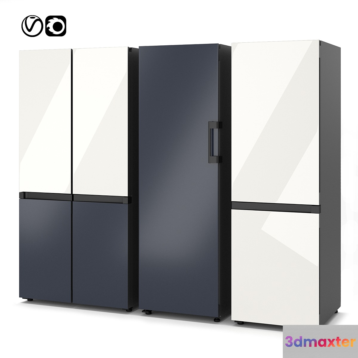 A set of refrigerators from Samsung