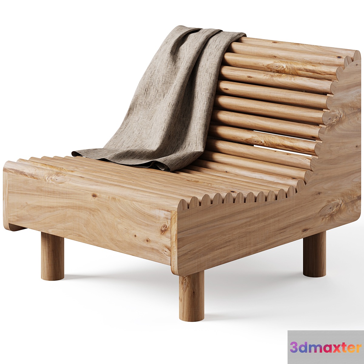 Chaise lounge chair WAVE by House Doctor - No.3