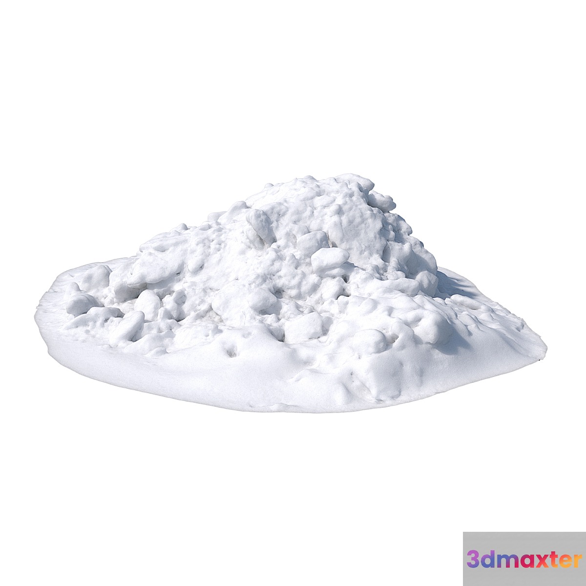 Pile of snow 5 3D Max